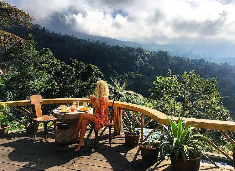 Dwan Tea Mountain Side Bed & Breakfast Jatiluwih Luaran gambar